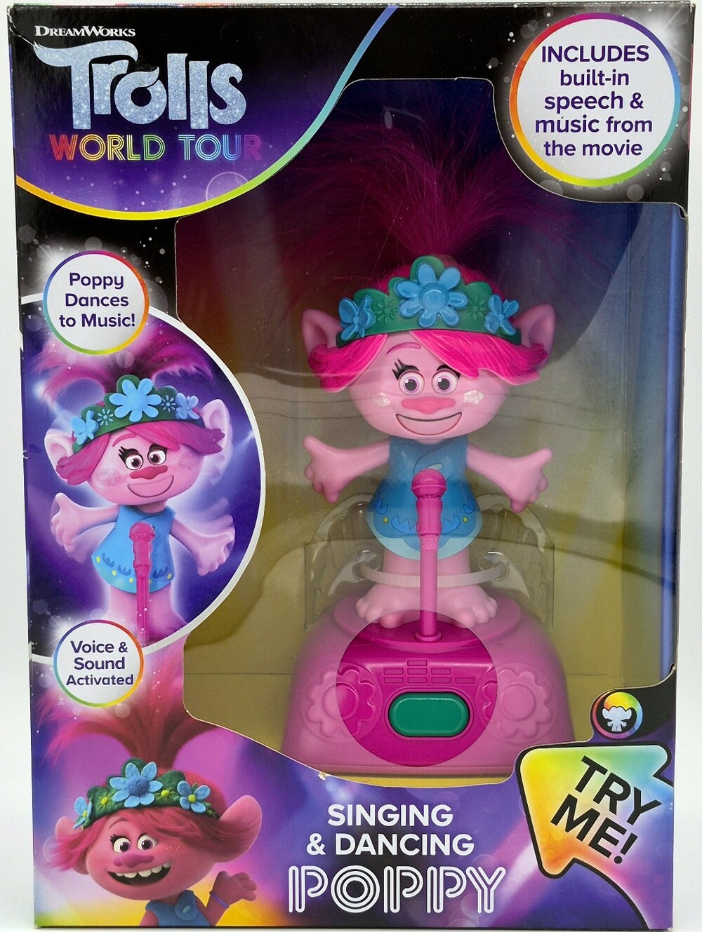 DreamWorks Trolls World Tour Singing & Dancing Poppy Interactive Toy